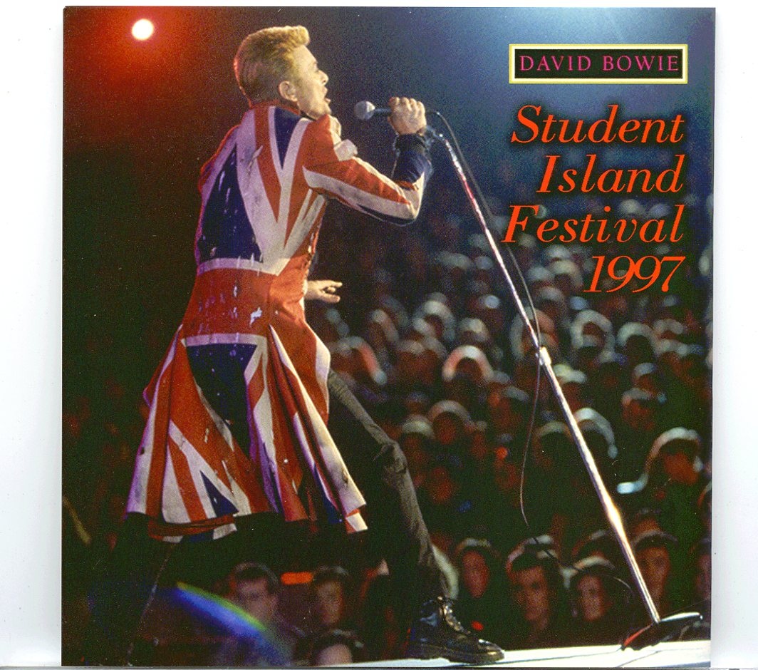 DAVID BOWIE – Student Island Festival 1997 ( 1 CD ) ( HELDEN ) ( Live in Budapest, Hungary, August 14th, 1997 ) front cover DAVID BOWIE - Student Island Festival 1997 ( 1 CD ) ( HELDEN ) ( Live in Budapest, Hungary, August 14th, 1997 ) front cover