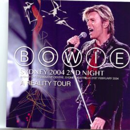 DAVID  BOWIE - SYdney 2004 2nd Night ( 2 CD SET ) ( WARDOUR ) ( Sydney Entertainment Centre, Sydney, Australia, Feb 21st, 2004 ) front cover