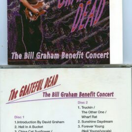 GRATEFUL DEAD – The Bill Graham Benefit Concert ( 2 CD SET ) ( Live at Golden Gate Park in San Francisco on November 3rd, 1991 )