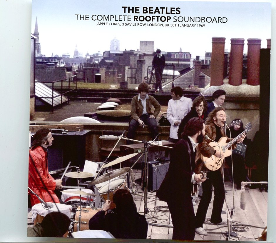 THE BEATLES – The Complete Rooftop Soundboard ( 2 CD SET ) ( Stereo Soundboard 2021 Mix ) front cover THE BEATLES - The Complete Rooftop Soundboard ( 2 CD SET ) ( Stereo Soundboard 2021 Mix ) front cover