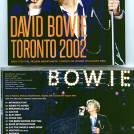 DAVID BOWIE – Toronto 2002 ( 1 CD ) ( WARDOUR ) ( Area 2 Festival , Molson Amphitheatre, Toronto, ON, Canada, August 5th, 2002 + Bonustracks )