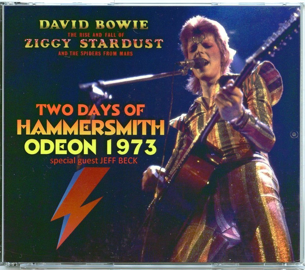 DAVID BOWIE – Two Days of Hammersmith Odeon 1973 ( 3 CD SET )( HELDEN ) ( With Jeff Beck July 2nd & July 3rd, Hammermsith Odeon, London ) front cover DAVID BOWIE - Two Days of Hammersmith Odeon 1973 ( 3 CD SET )( HELDEN ) ( With Jeff Beck July 2nd & July 3rd, Hammermsith Odeon, London ) front cover