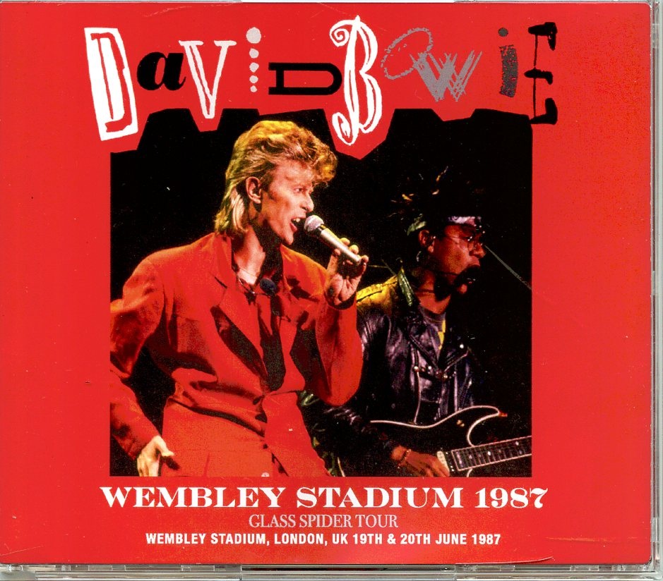 DAVID BOWIE – Wembley Stadium 1987 ( 4 CD SET )( UXBRIDGE ) ( Live at Wembley Stadium, London, UK, June 19th, 1987 ) front cover DAVID BOWIE - Wembley Stadium 1987 ( 4 CD SET )( UXBRIDGE ) ( Live at Wembley Stadium, London, UK, June 19th, 1987 ) front cover