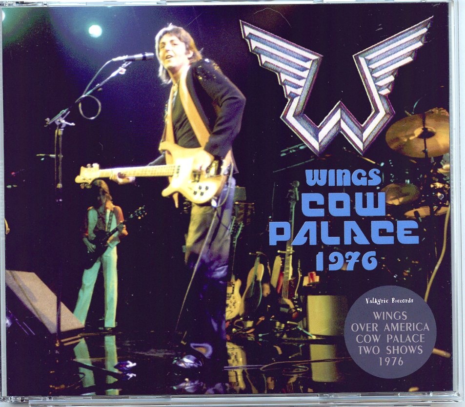 PAUL McCARTNEY – Cow Palace 1976 ( 3 CD SET ) ( Valkyrie ) ( Cow Palace, San Francisco, CA, USA, June 13th and 14th, 1976 ) front cover PAUL McCARTNEY - Cow Palace 1976 ( 3 CD SET ) ( Valkyrie ) ( Cow Palace, San Francisco, CA, USA, June 13th and 14th, 1976 ) front cover