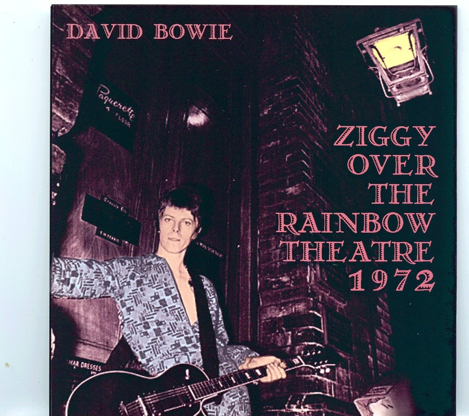DAVID BOWIE – Ziggy Over the Rainbow Theatre 1972 ( 2 CD SET )( HELDEN ) ( Aug20th / Dec 24th at Rainbow Theatre, Ainsbury Park, London ) front cover DAVID BOWIE - Ziggy Over the Rainbow Theatre 1972 ( 2 CD SET )( HELDEN ) ( Aug20th / Dec 24th at Rainbow Theatre, Ainsbury Park, London ) front cover