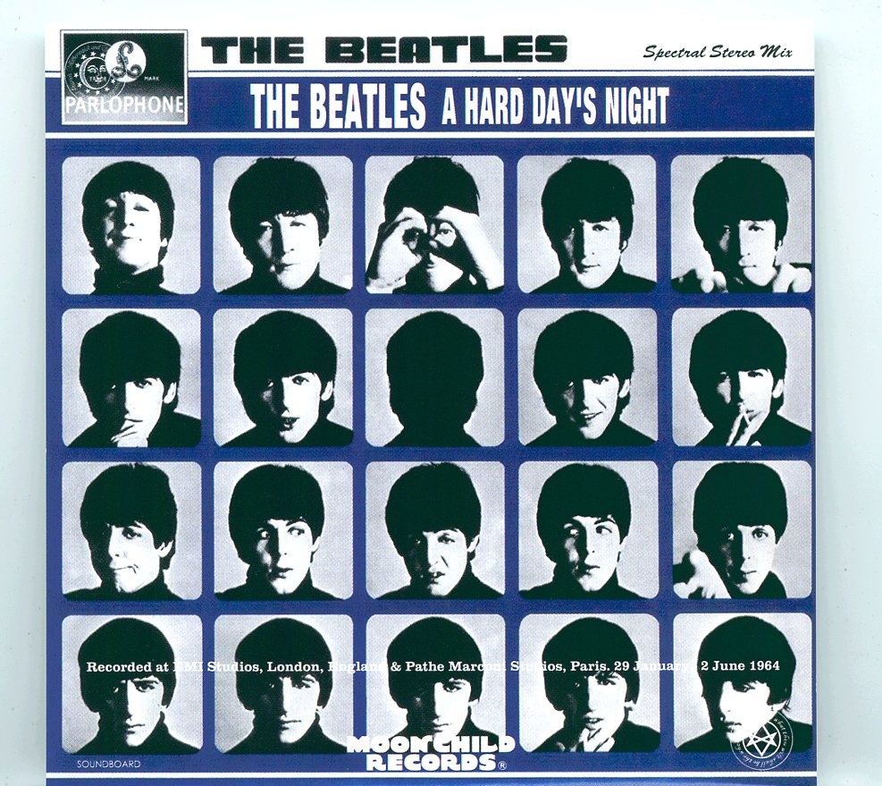 The Beatles – A Hard Day’s Night Stereo Spectral Mix ( 2022 MOONCHILD ) front cover The Beatles - A Hard Day's Night Stereo Spectral Mix ( 2022 MOONCHILD ) front cover