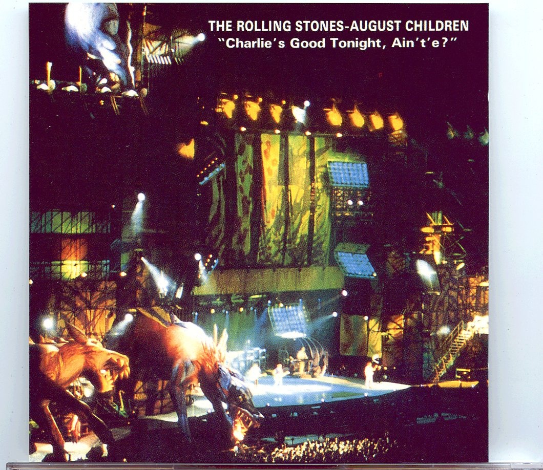 Rolling Stones – August Children ( 2 cd set ) ( Vinyl Gang )( Weissensee, Berlin, West Germany, August 13th, 1990 ) front cover Rolling Stones - August Children ( 2 cd set ) ( Vinyl Gang )( Weissensee, Berlin, West Germany, August 13th, 1990 ) front cover