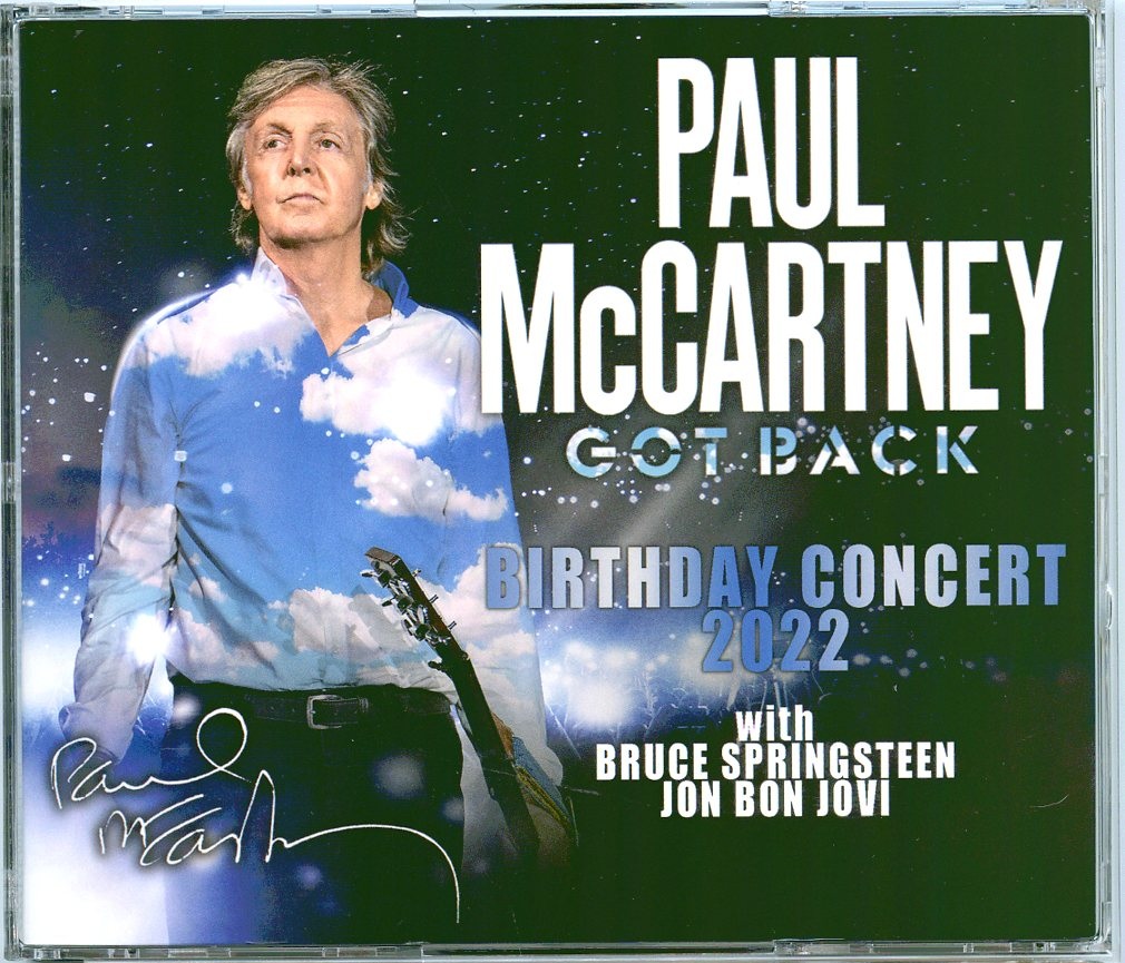 Paul McCartney – Got Back Birthday Concert 2022 ( 3 CD SET ) ( Piccadilly Circus ) ( Metlife Stadium, New Jersey, USA, June 16th, 2022 ) front cover Paul McCartney - Got Back Birthday Concert 2022 ( 3 CD SET ) ( Piccadilly Circus ) ( Metlife Stadium, New Jersey, USA, June 16th, 2022 ) front cover