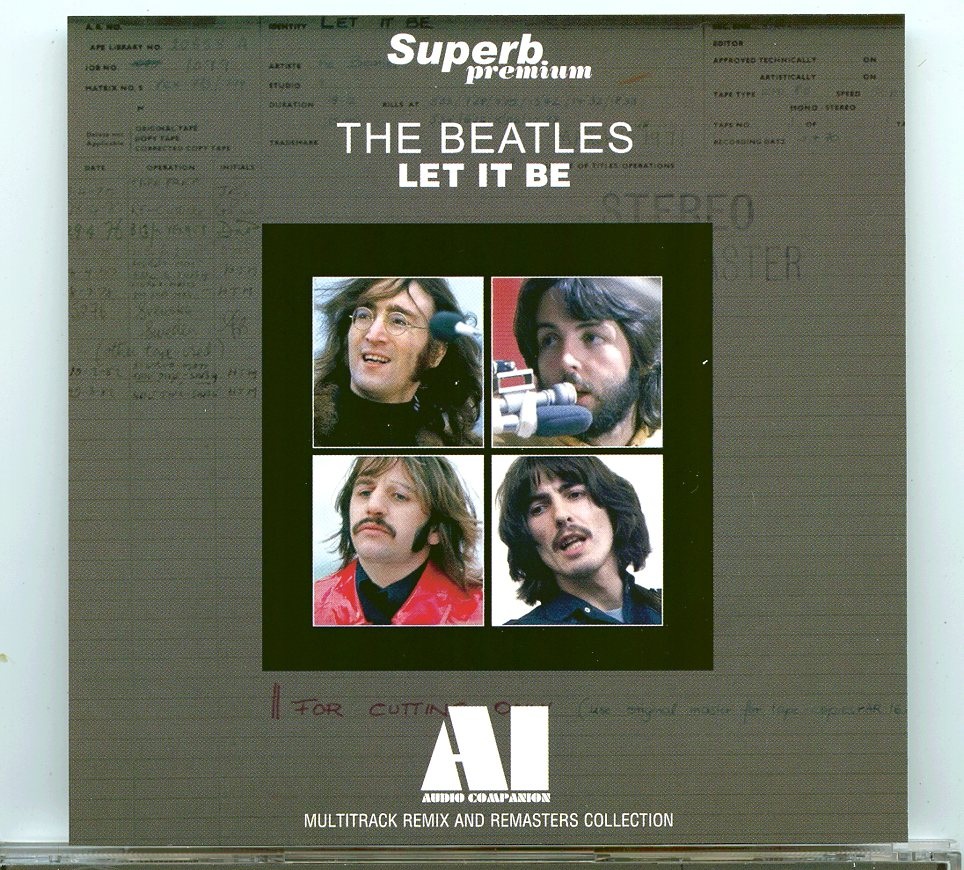 The Beatles – Let It Be Audio Companion Multitrack Remix And Remaster ( 2 CD SET ) ( 2022 Superb Premium ) front cover The Beatles - Let It Be Audio Companion Multitrack Remix And Remaster ( 2 CD SET ) ( 2022 Superb Premium ) front cover