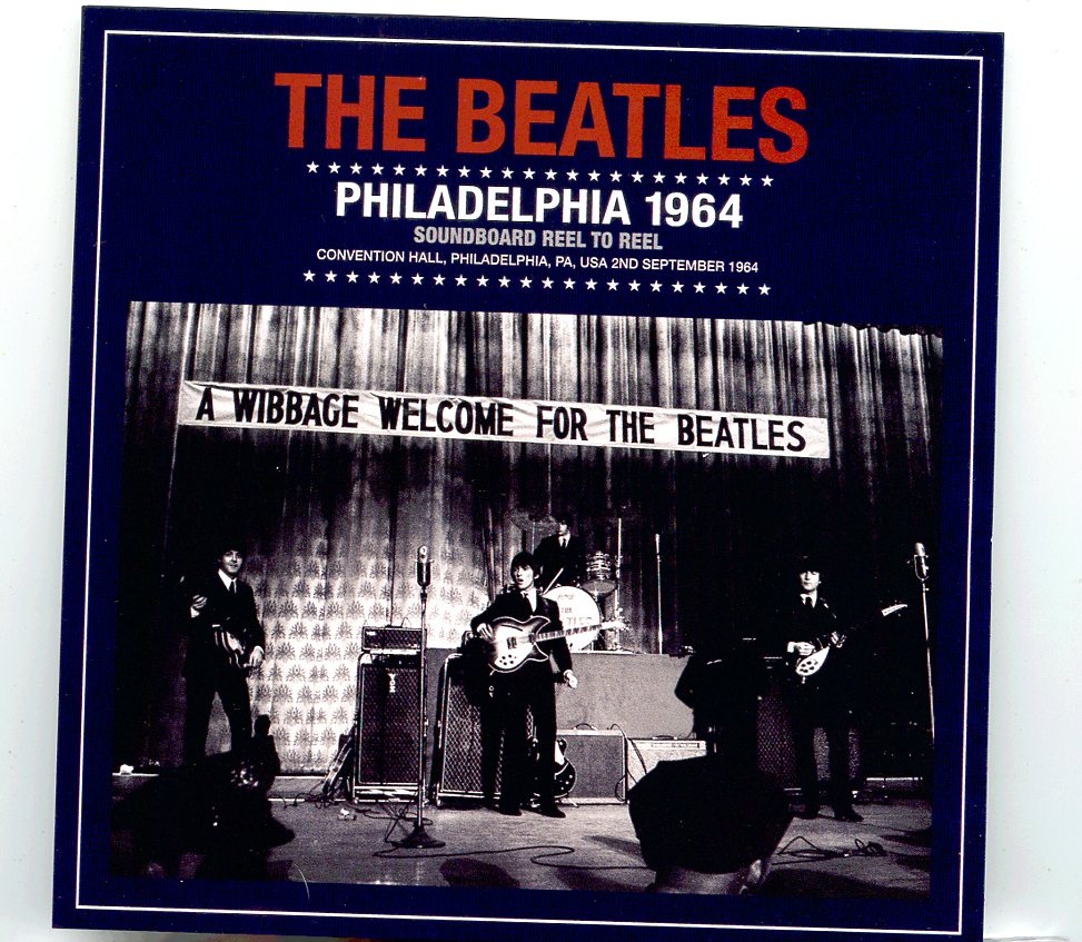 The Beatles – Philadelphia 1964 Soundboard Reel to Reel ( 2022 Release Convention Hall, Philadelphia, PA, USA, September 2nd, 1964 ) front cover The Beatles - Philadelphia 1964 Soundboard Reel to Reel ( 2022 Release Convention Hall, Philadelphia, PA, USA, September 2nd, 1964 ) front cover