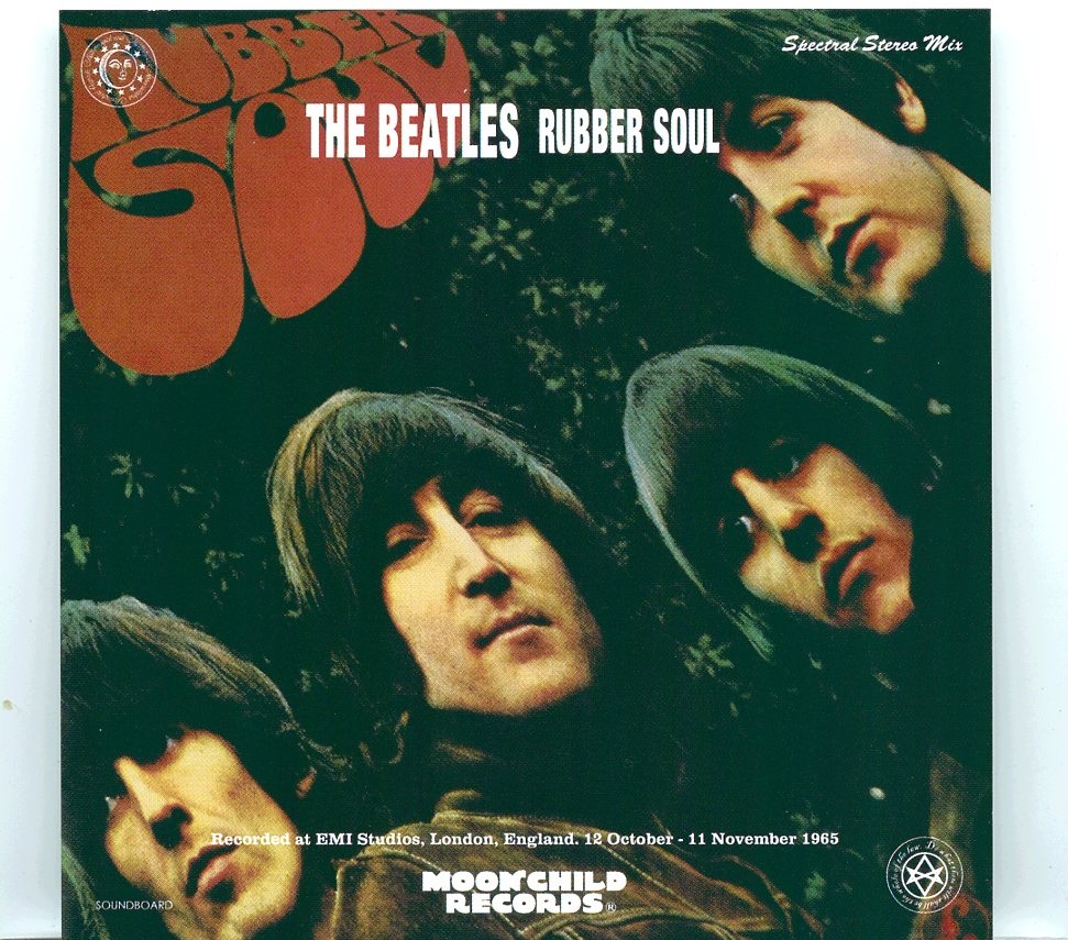 The Beatles – Rubber Soul Stereo Spectral Mix ( 2022 MOONCHILD ) front cover The Beatles - Rubber Soul Stereo Spectral Mix ( 2022 MOONCHILD ) front cover