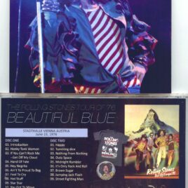 Rolling Stones – Beautiful Blue ( 2 CD SET )( MAYFLOWER ) ( Stadhalle, Vienna, Austria, June 23rd, 1976 )