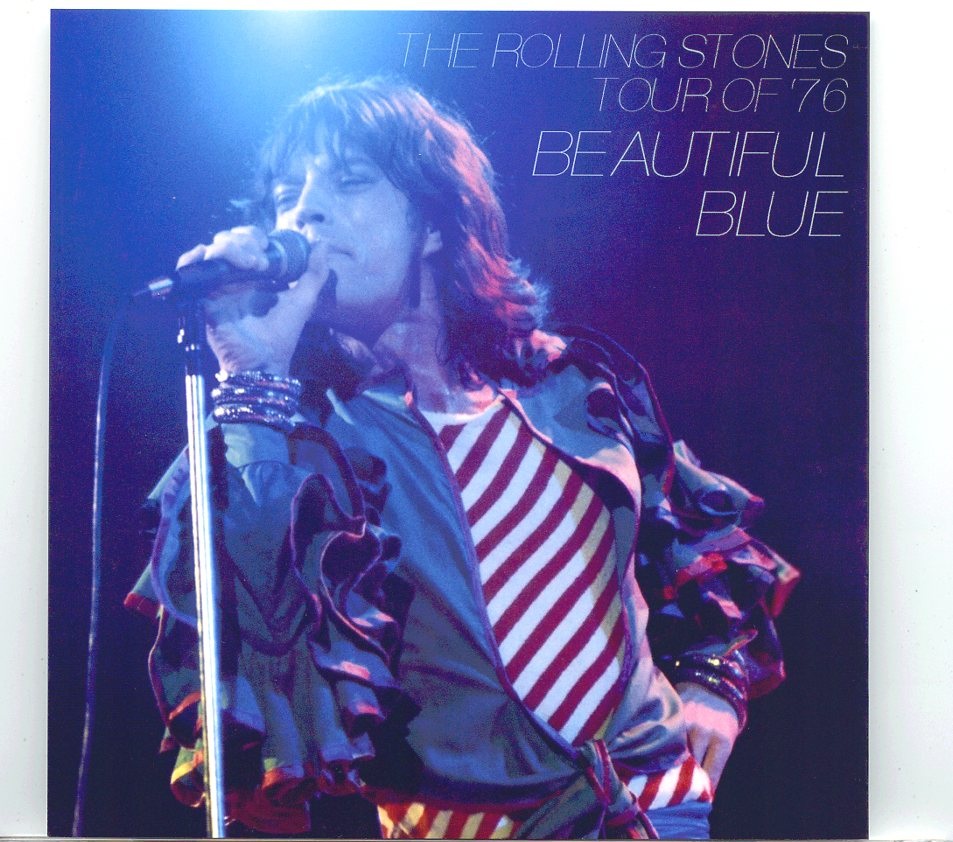 Rolling Stones – Beautiful Blue ( 2 CD SET )( MAYFLOWER ) ( Stadhalle, Vienna, Austria, June 23rd, 1976 ) front cover Rolling Stones - Beautiful Blue ( 2 CD SET )( MAYFLOWER ) ( Stadhalle, Vienna, Austria, June 23rd, 1976 ) front cover