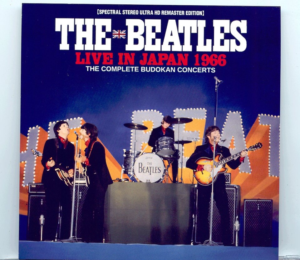The Beatles – Live In Japan 1966 ( 1 CD – 1 DVD SET ) ( Spectral Stereo Ultra HD ) ( 2022 GOLDIES ) front cover The Beatles - Live In Japan 1966 ( 1 CD - 1 DVD SET ) ( Spectral Stereo Ultra HD ) ( 2022 GOLDIES ) front cover