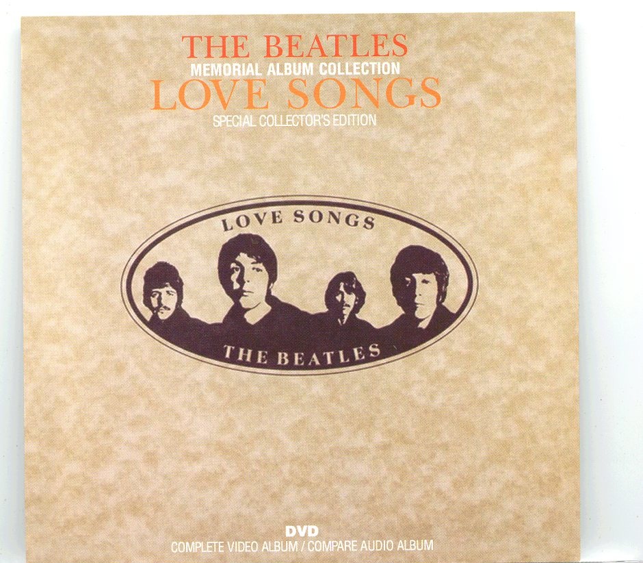 The Beatles – Love Songs Memorial Special Collector´s Edition ( 1 DVD SET ) ( 2022 DAP ) front cover The Beatles - Love Songs Memorial Special Collector´s Edition ( 1 DVD SET ) ( 2022 DAP ) front cover