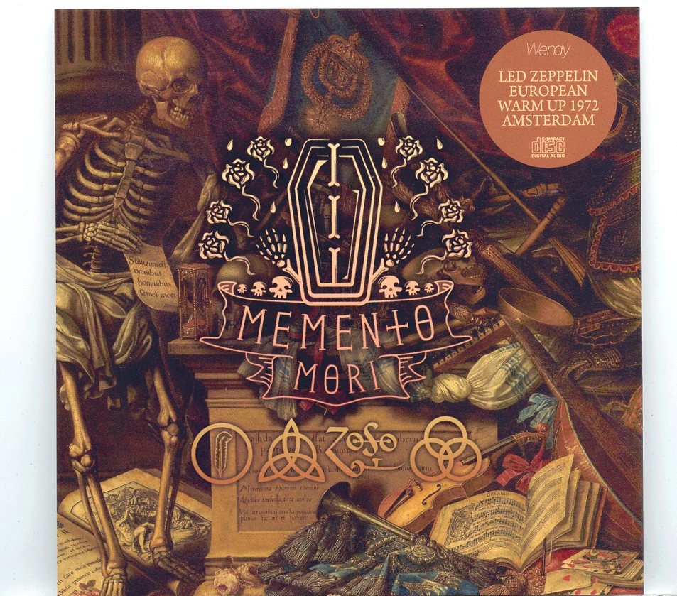 Led Zeppelin – Memento Mori ( 2 cd set )( Wendy ) ( Oude Rai, Amsterdam, Netherlands, May 27th, 1972 ) front cover Led Zeppelin - Memento Mori ( 2 cd set )( Wendy ) ( Oude Rai, Amsterdam, Netherlands, May 27th, 1972 ) front cover