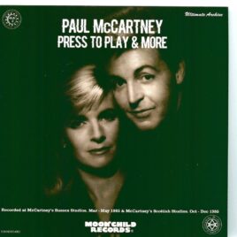 Paul McCartney - Press To Play Sessions & More  ( 2 CD SET ) ( 2022 MOONCHILD ) ( McCartney Sussex Studios, 1985 ) front cover