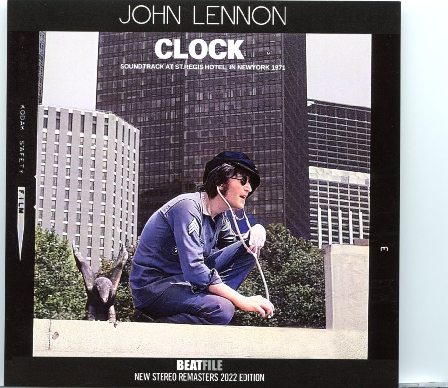 John Lennon – Clock ( 1 CD )( Soundtrack at St Regis Hotel, in Network 1971 ) ( BEATFILE ) ( New Stereo Remasters 2022 ) front cover John Lennon - Clock ( 1 CD )( Soundtrack at St Regis Hotel, in Network 1971 ) ( BEATFILE ) ( New Stereo Remasters 2022 ) front cover