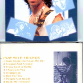 Jeff Beck – Play With Friends ( 1 CD ) ( with David Bowie at Hammersmith Odeon London ´73, with Aerosmith ´76, with Rod Stewart at Rockline ´84 )