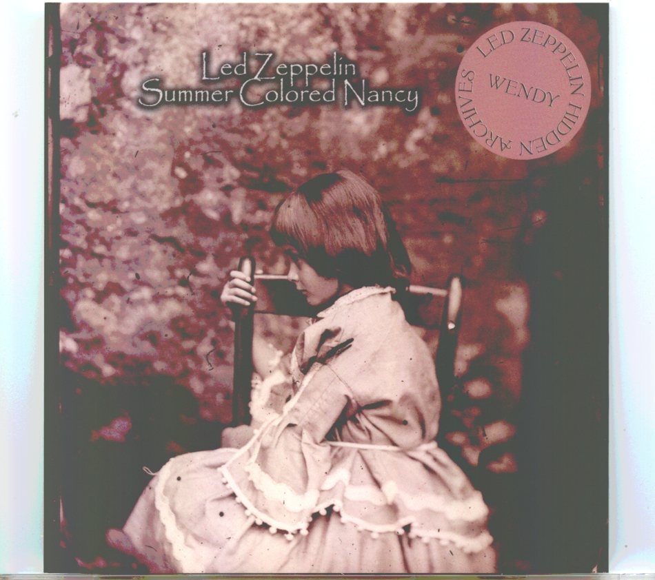 Led Zeppelin – Summer Colored Nancy ( 2 CD SET ) ( Wendy ) (Parc Des Expositions Nancy, France – Mar 27, 1973 & St. George’s Hall, Bradford, UK – Jan 18, 1973 ) front cover Led Zeppelin - Summer Colored Nancy ( 2 CD SET ) ( Wendy ) (Parc Des Expositions Nancy, France - Mar 27, 1973 & St. George's Hall, Bradford, UK - Jan 18, 1973 ) front cover