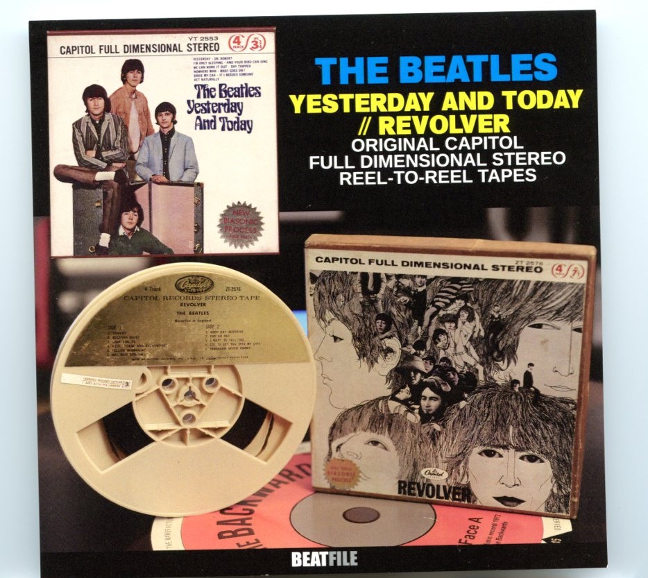 The Beatles – Yesterday and Today / Revolver ( 1 CD ) ( Capitol Full Dimensional Stereo Reel to Reel Tapes ) ( BEATFILE 2022 ) front cover The Beatles - Yesterday and Today / Revolver ( 1 CD ) ( Capitol Full Dimensional Stereo Reel to Reel Tapes ) ( BEATFILE 2022 ) front cover