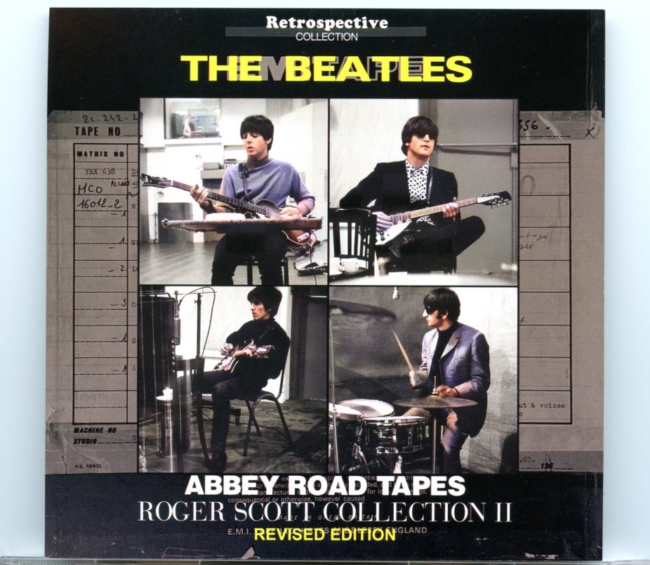 The Beatles – Abbey Road Tapes Roger Scott Collection 2 ( Revised Edition ) ( 2 CD SET ) ( 2023 Retrospective ) front cover The Beatles - Abbey Road Tapes Roger Scott Collection 2 ( Revised Edition ) ( 2 CD SET ) ( 2023 Retrospective ) front cover