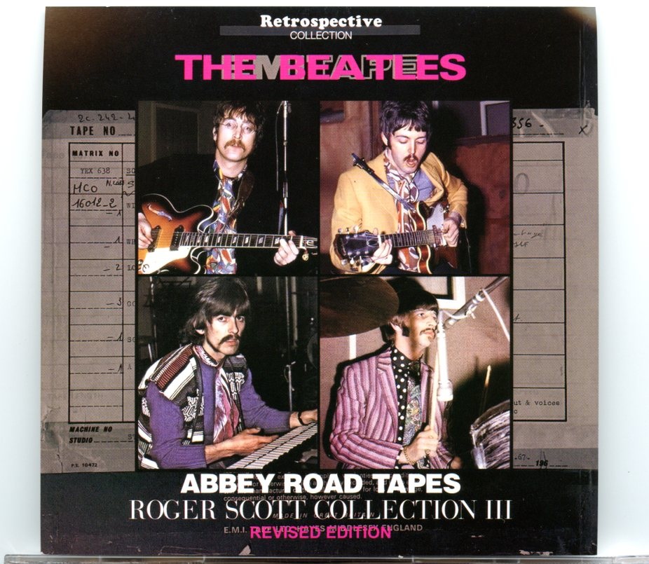 The Beatles – Abbey Road Tapes Roger Scott Collection 3 ( Revised Edition ) ( 2 CD SET ) ( 2023 Retrospective ) front cover The Beatles - Abbey Road Tapes Roger Scott Collection 3 ( Revised Edition ) ( 2 CD SET ) ( 2023 Retrospective ) front cover