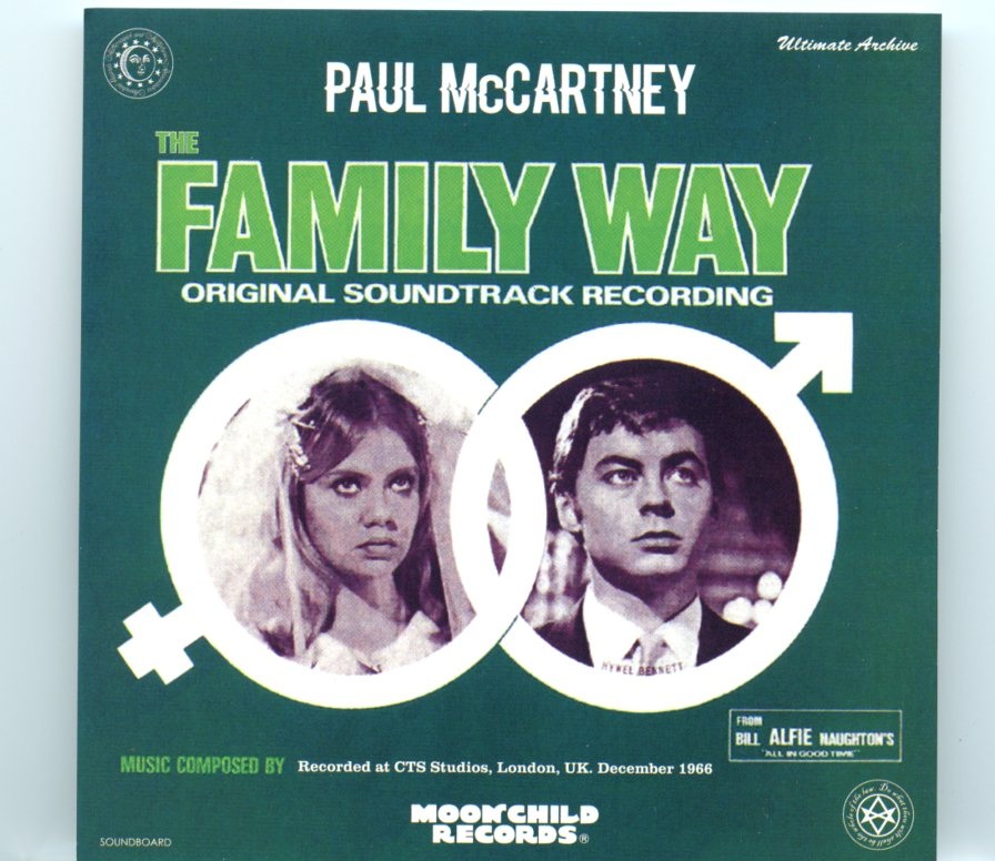 Paul McCartney – The Family Way And More Ultimate Archive ( MOONCHILD)( CTS Studios, London, UK, December 1966 ) front cover Paul McCartney - The Family Way And More Ultimate Archive ( MOONCHILD)( CTS Studios, London, UK, December 1966 ) front cover