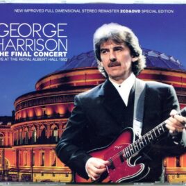 George Harrison - The Final Concert  ( 2 CD - 1 DVD SET ) ( 2023 GOLDIES ) ( R.A.H.,London, UK, 1992 ) front cover