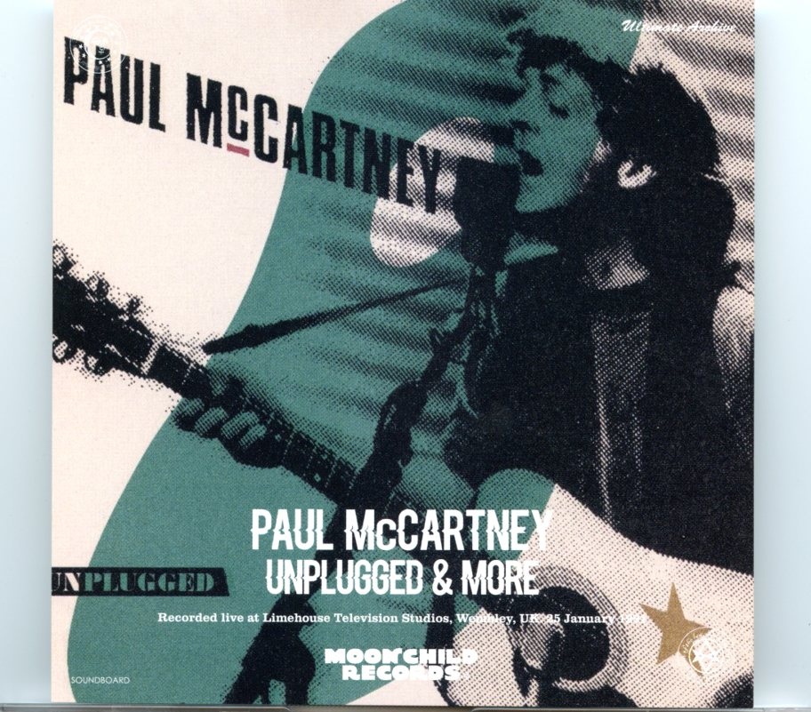 Paul McCartney – Unplugged And More Ultimate Archive ( MOONCHILD)( 3 CD SET ) ( Limehouse TV Studios, Wembley, UK, Jan 25th, 1991 ) front cover Paul McCartney - Unplugged And More Ultimate Archive ( MOONCHILD)( 3 CD SET ) ( Limehouse TV Studios, Wembley, UK, Jan 25th, 1991 ) front cover