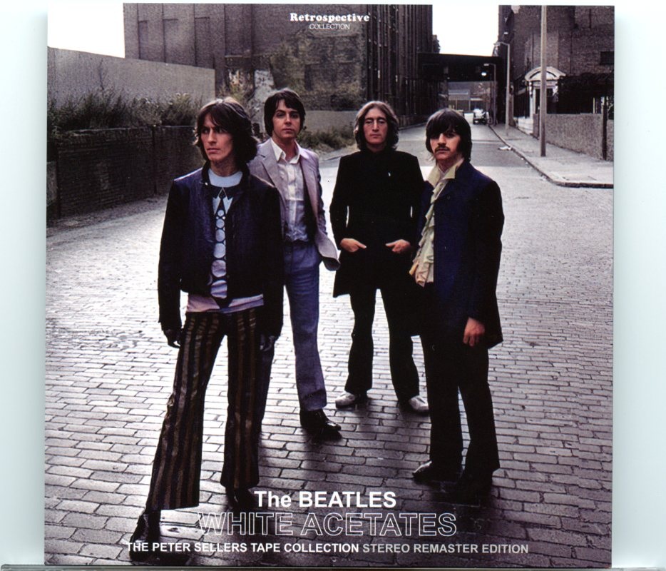 The Beatles – White Acetates The Peter Sellers Tape Collection ( 2023 Retrospective ) ( 1 CD ) front cover The Beatles - White Acetates The Peter Sellers Tape Collection ( 2023 Retrospective ) ( 1 CD ) front cover