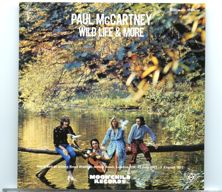 Paul McCartney – Wild Life & More ( 2 CD SET ) ( 2022 MOONCHILD ) ( Abbey Road Studios, London, UK, July 25th – August 2nd, 1971 ) front cover Paul McCartney - Wild Life & More ( 2 CD SET ) ( 2022 MOONCHILD ) ( Abbey Road Studios, London, UK, July 25th - August 2nd, 1971 ) front cover