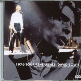 David Bowie - 1976 Tour Rehearsals ( Live at PNE Coliseum Vancouver, Canada, February 2nd, 1976 ) (1 DVD) front cover