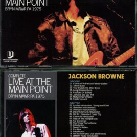 Jackson Browne – Complete Live At Main Point ( 3 CD SET ) ( Vintage Masters ) ( Live at Main Point, Bryn Mawr, PA, USA, September 7th, 1975 )