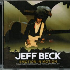 Jeff Beck - Emotion in Motion ( 2 CD ) ( Uxbridge ) ( Live at Ryman Auditorium, Nashville, TN, USA April 27th, 2011 ) front cover