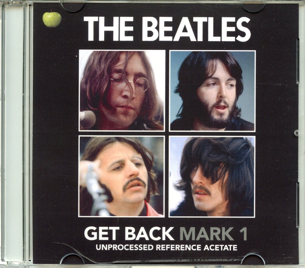 The Beatles – Get Back Mark 1 – Glyn Johns 30th January 1969 Mix (1 CD) front cover The Beatles - Get Back Mark 1 - Glyn Johns 30th January 1969 Mix (1 CD) front cover