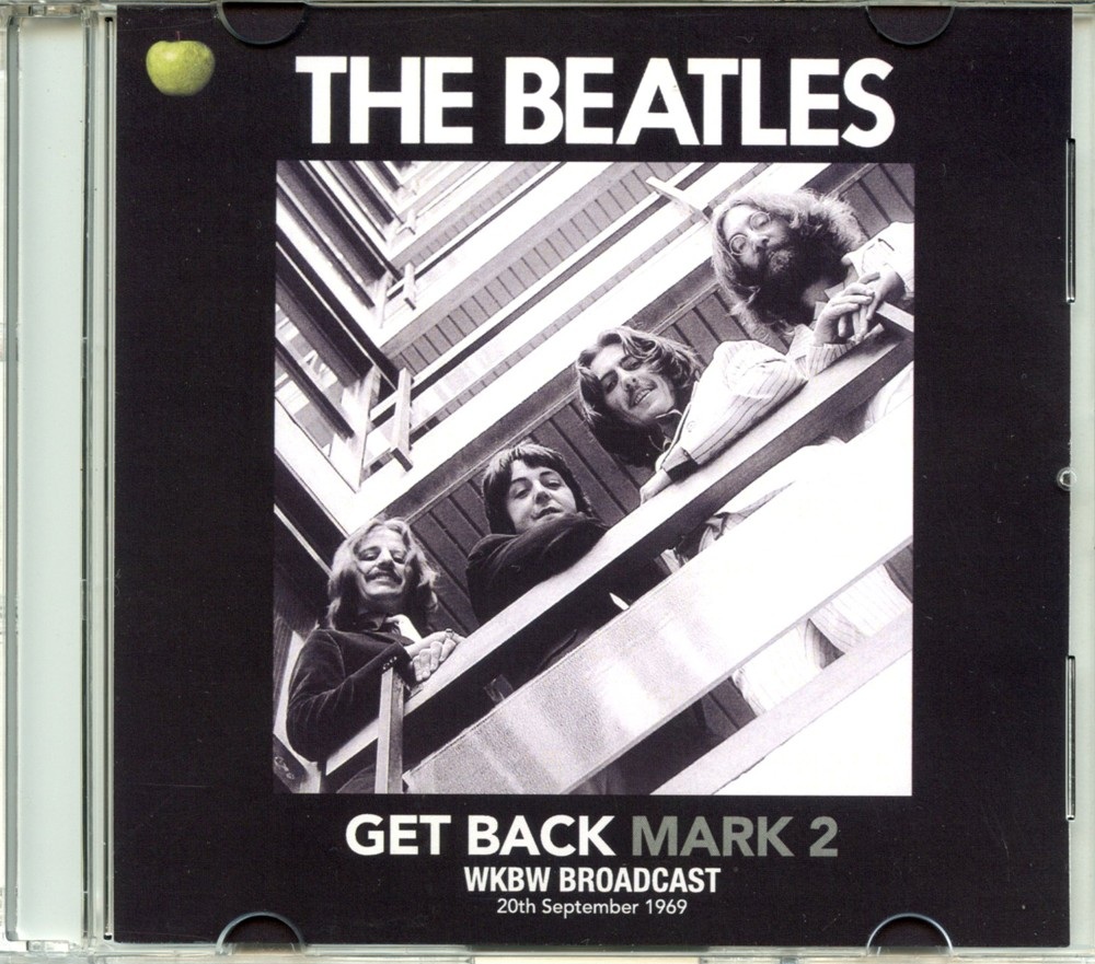 The Beatles – Get Back Mark 2 – Wkbw Broadcast 20th September 1969 (1 CD) front cover The Beatles - Get Back Mark 2 - Wkbw Broadcast 20th September 1969 (1 CD) front cover
