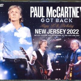 Paul Mccartney - Got Back ( 3 DVD ) ( UXBRIDGE ) ( Live at Metlife Stadium, East Rutherford, NJ, USA, June 16th, 2022 ) front cover