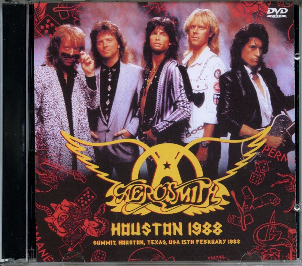 Aerosmith – Houston 1988 (2 DVD) ( Live at Summit, Houston, Texas USA, February 15th, 1988 front cover Aerosmith - Houston 1988 (2 DVD) ( Live at Summit, Houston, Texas USA, February 15th, 1988 front cover