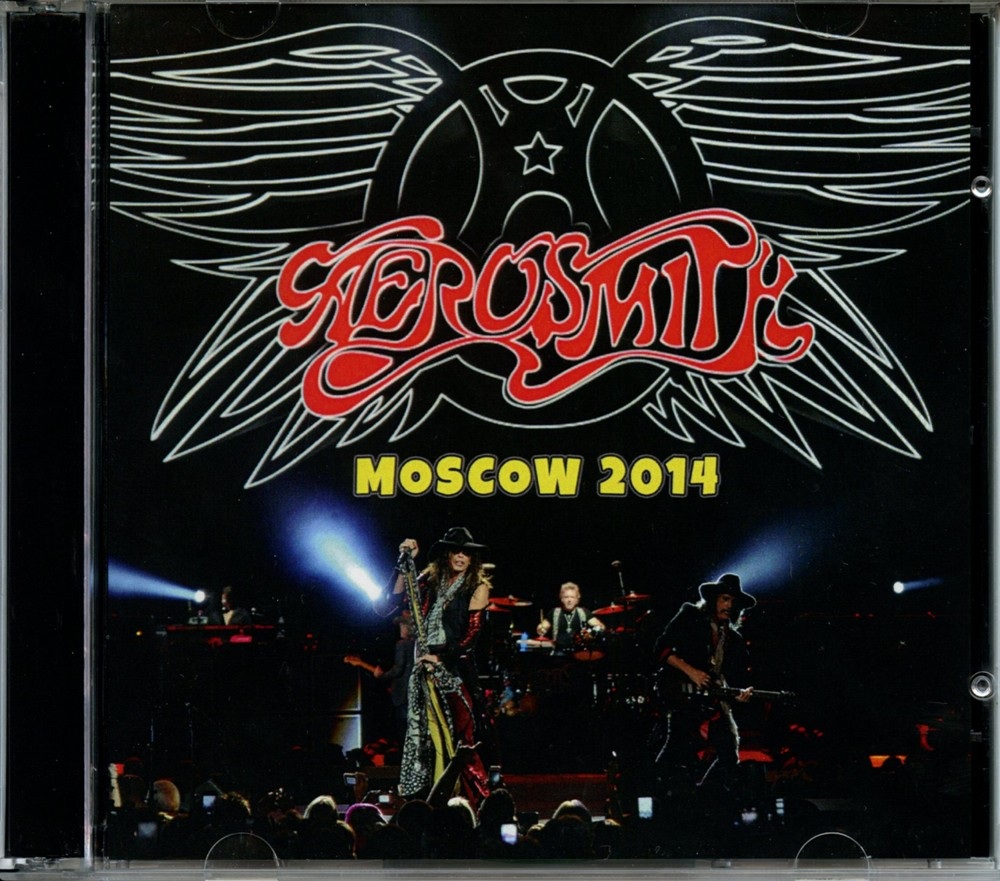 Aerosmith – Moscow 2014 ( 2 CD ) ( Live at Olympijskiy Stadium, moscow, Russia, May 23rd & 24th 2014 ) front cover Aerosmith - Moscow 2014 ( 2 CD ) ( Live at Olympijskiy Stadium, moscow, Russia, May 23rd & 24th 2014 ) front cover