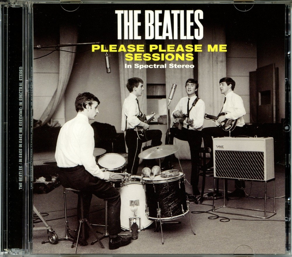 The Beatles – Please Please me In spectral Stereo (55 Previously Unrelease tracks) – (2 CD) front cover The Beatles - Please Please me In spectral Stereo (55 Previously Unrelease tracks) - (2 CD) front cover