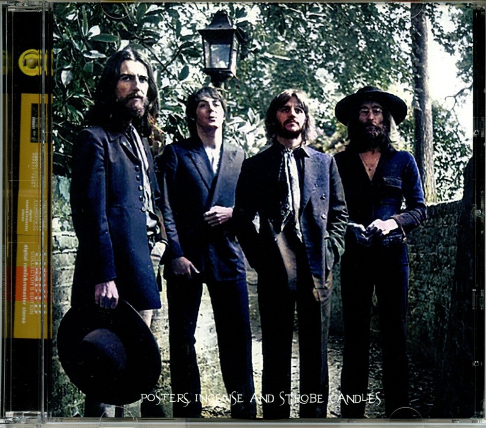 The Beatles – Posters Incense and Strobe Candles (1 CD + 1 DVD) front cover The Beatles - Posters Incense and Strobe Candles (1 CD + 1 DVD) front cover