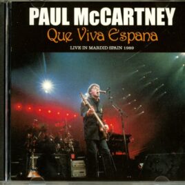 Paul Mccartney - Que Viva Espana ( 2 CD ) (Beatfile) ( Live at Palacio de Sportes, Madrid, Spain, November 3rd, 1989 ) front cover