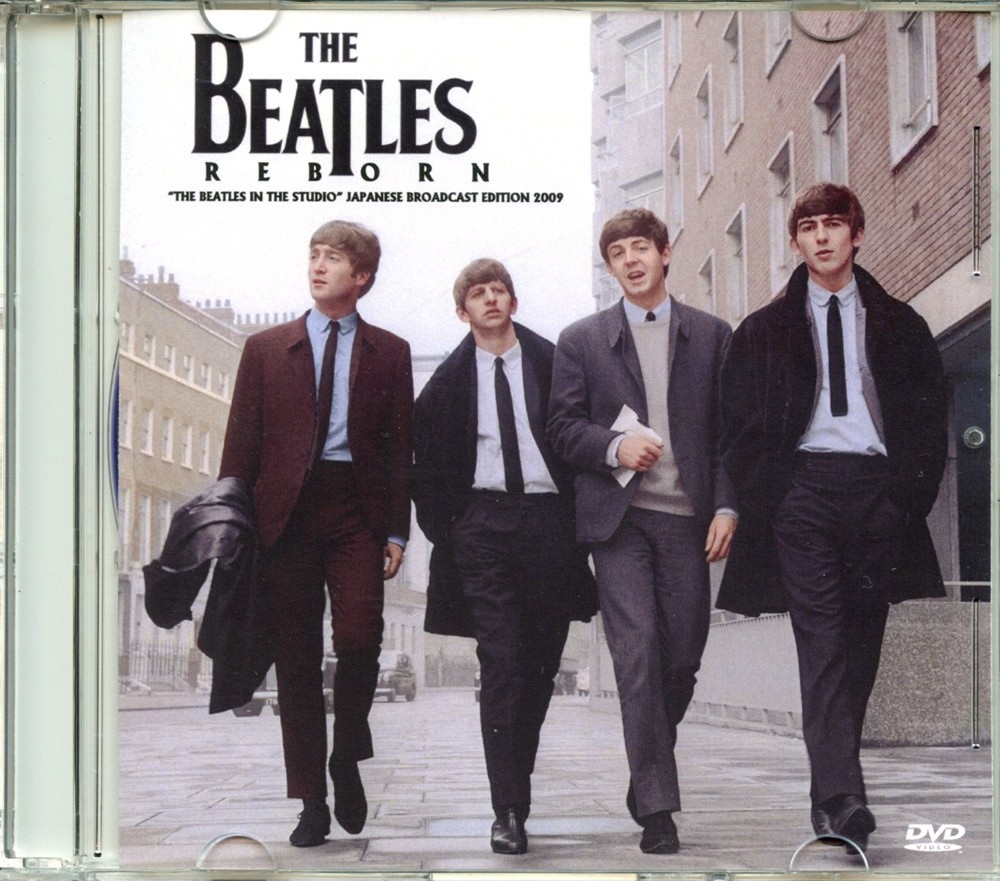 The Beatles – Reborn – The Beatles in the studio Japanese Broadcast Edition 2009 (1 CD) front cover The Beatles - Reborn - The Beatles in the studio Japanese Broadcast Edition 2009 (1 CD) front cover