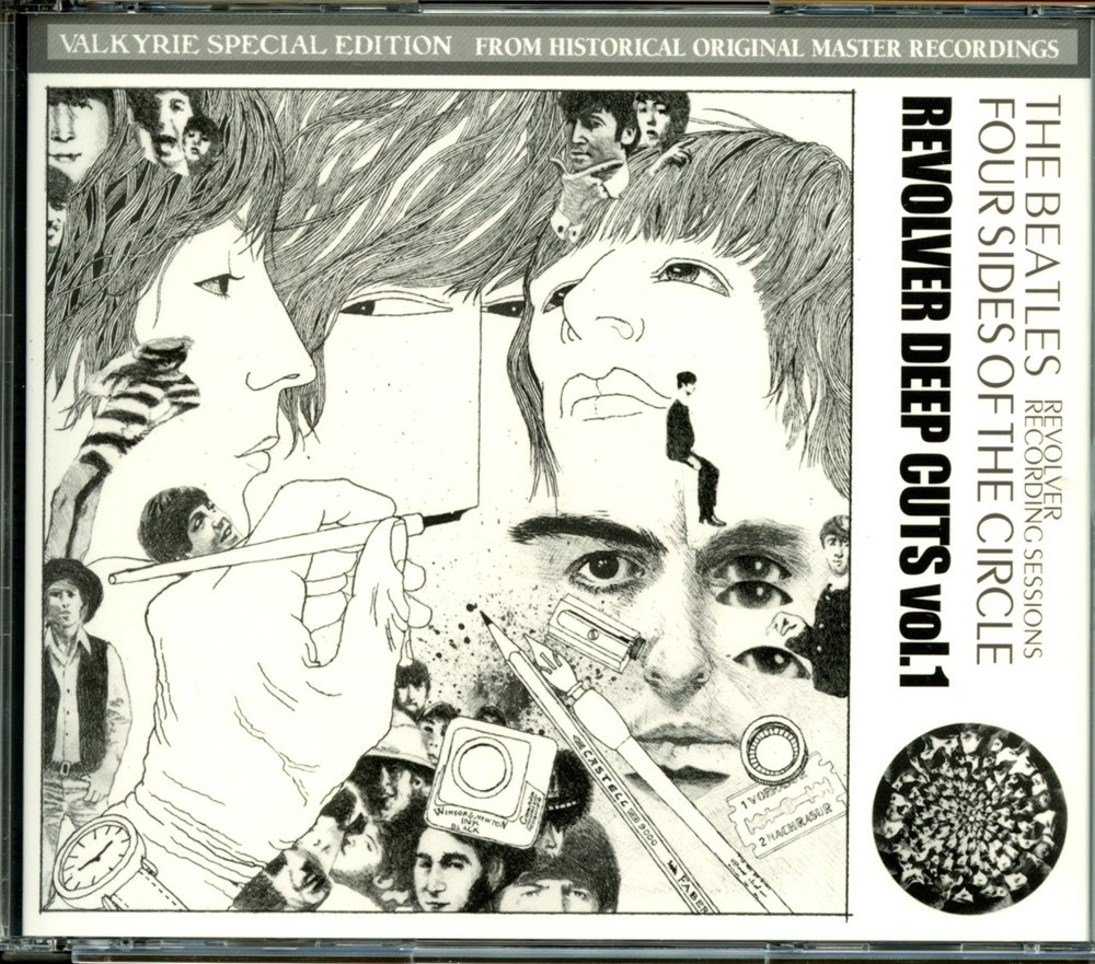 The Beatles – REVOLVER DEEP CUTS VOL 1 ( 5 CD SET ) ( 2023 VALKYRIE ) (Revolver Sessions & Outtakes 2023 Remastered ) front cover The Beatles - REVOLVER DEEP CUTS VOL 1 ( 5 CD SET ) ( 2023 VALKYRIE ) (Revolver Sessions & Outtakes 2023 Remastered ) front cover