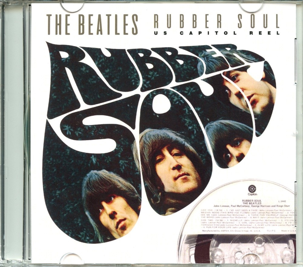 The Beatles – Rubber Soul Us Capitol Reel (1 CD) front cover The Beatles - Rubber Soul Us Capitol Reel (1 CD) front cover