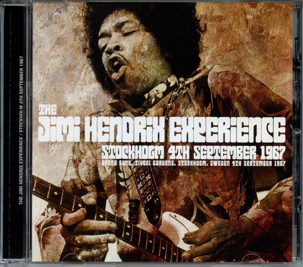 Jimi Hendrix – Stockholm, Sept 4th, 1967 (Live at Grona Lund, Tivoli Gardens, Stockholm, Sweden, Sep 4th, 1967 – Both Shows ) front cover Jimi Hendrix - Stockholm, Sept 4th, 1967 (Live at Grona Lund, Tivoli Gardens, Stockholm, Sweden, Sep 4th, 1967 - Both Shows ) front cover