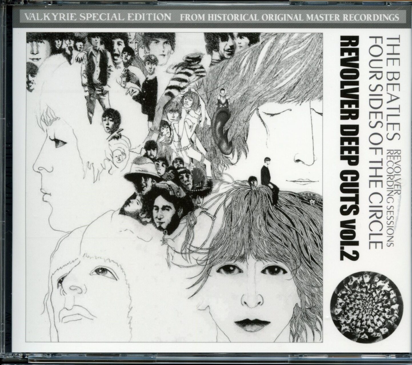 The Beatles – REVOLVER DEEP CUTS VOL 2 ( 5 CD SET ) ( 2023 VALKYRIE ) ( Revolver Sessions & Outtakes 2023 Remastered ) front cover The Beatles - REVOLVER DEEP CUTS VOL 2 ( 5 CD SET ) ( 2023 VALKYRIE ) ( Revolver Sessions & Outtakes 2023 Remastered ) front cover