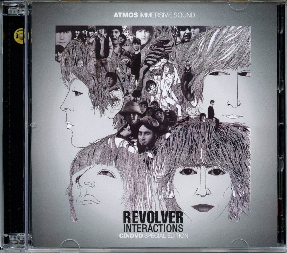 The Beatles – Revolver Interactions ATMOS Immersive Sound ( 1 CD – 1 DVD ) ( GOLDIES ) ( 2023 Collector’s Edition ) front cover The Beatles - Revolver Interactions ATMOS Immersive Sound ( 1 CD - 1 DVD ) ( GOLDIES ) ( 2023 Collector's Edition ) front cover