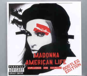 Madonna – American Life ( Unplugged And Acapella ) front cover Madonna - American Life ( Unplugged And Acapella ) front cover